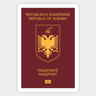 Albania passport Magnet